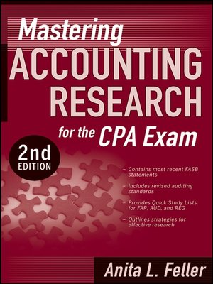 cover image of Mastering Accounting Research for the CPA Exam